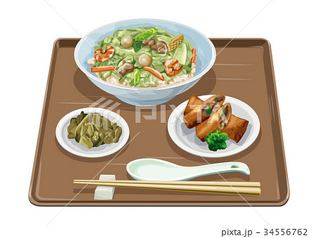 中華丼・春巻 34556762