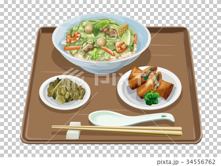 中華丼・春巻 34556762