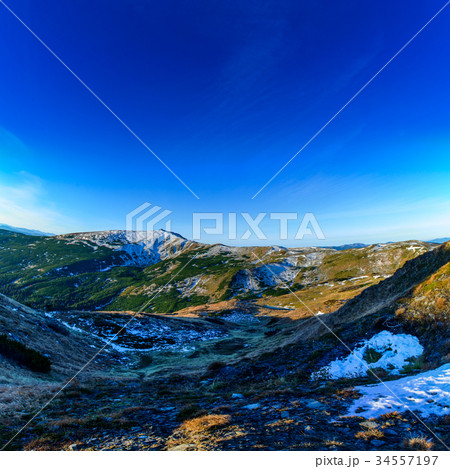 magnificent panorama of sunrise magnificent panorama of sunrise 34557197