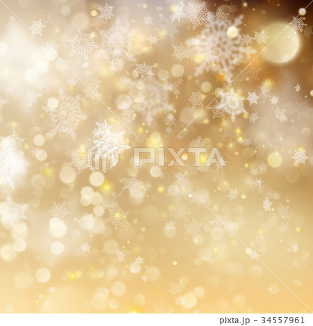 Christmas golden holiday glowing backdrop. EPS 10 34557961