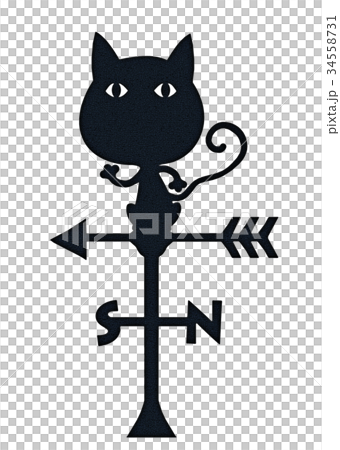 图库插图: 风向仪 风向标 风标