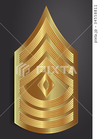 Military Ranks and Insignia. Stripes and Chevrons Military Ranks and Insignia. Stripes and Chevrons 34558811