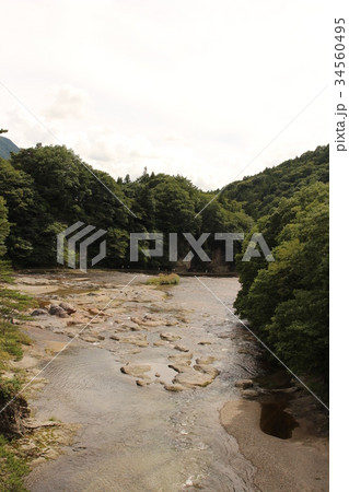 吹割の滝（千畳敷と夫婦岩） 34560495