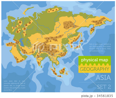 Flat Asia physical map constructor elements  34561835