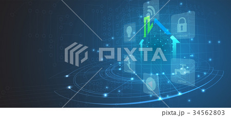 smart home technology concept business background 34562803