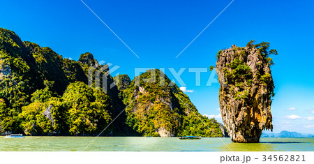 James Bond Island at Phang Nga Bay near Phuket 34562821