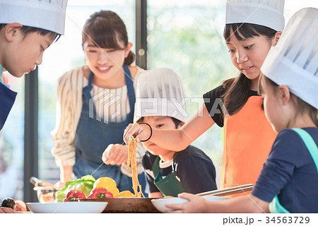 小学生 料理 教室 34563729