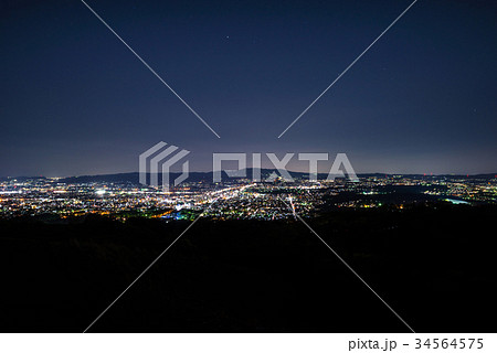 新日本三大夜景 奈良県奈良市若草山 ※2017年4月撮影 34564575
