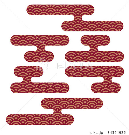 霞　青海波　等倍 34564926