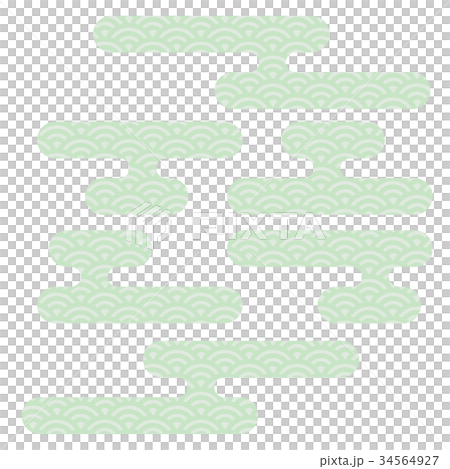 Blue sea wave equal magnification 34564927