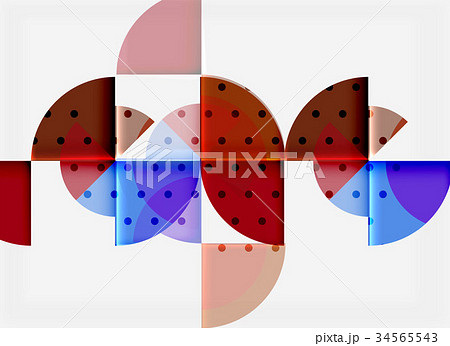 Circle elements on black background 34565543