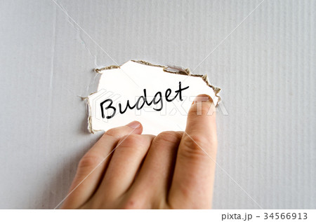 Budget text concept Budget text concept 34566913