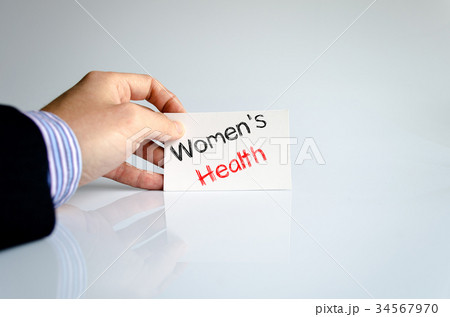 Women's health text concept 34567970