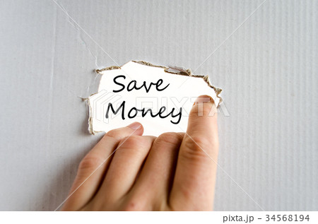 Save money text concept Save money text concept 34568194