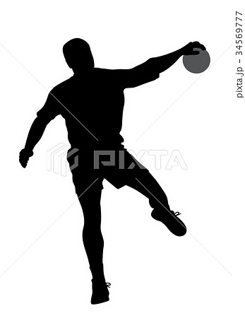 Handball Playerのイラスト素材