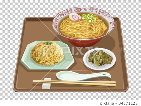 拉麵和半炒飯 拉麵和半炒飯 34571125