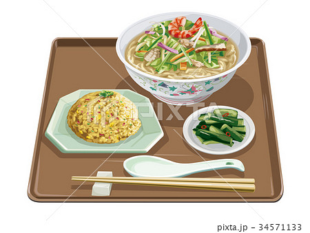 チャンポン・半チャーハン 34571133