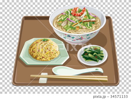 チャンポン・半チャーハン 34571133