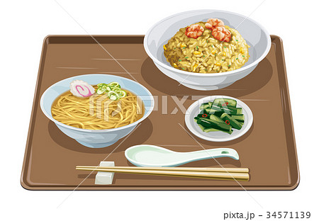 エビチャーハン・半ラーメン 34571139
