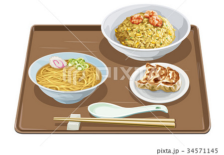 エビチャーハン・半ラーメン・餃子 34571145