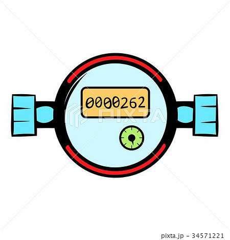 Water meters icon cartoon 34571221