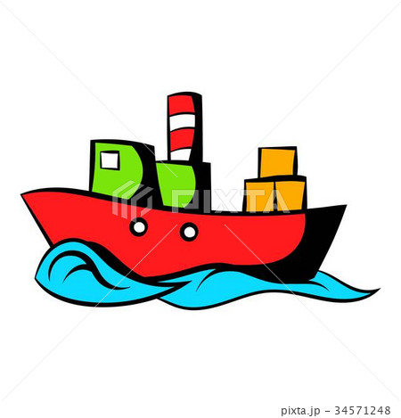 Dry cargo icon cartoon 34571248