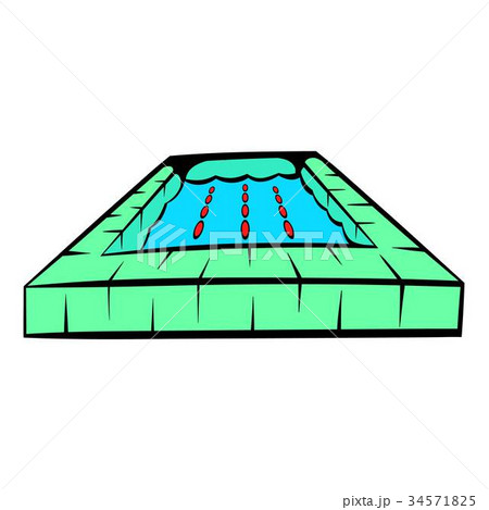 Swimming pool icon, icon cartoon 34571825