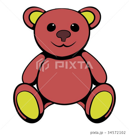 Teddy bear icon, icon cartoonのイラスト素材 [34572102] - PIXTA