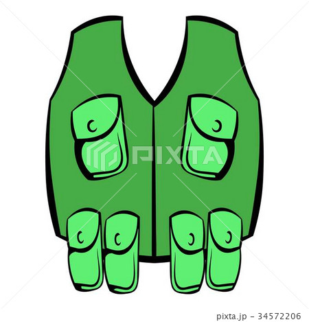 Hunter vest icon, icon cartoon Hunter vest icon, icon cartoon 34572206