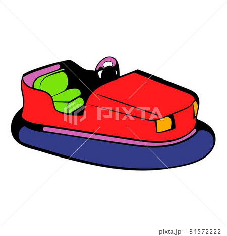 Bumper car icon, icon cartoon 34572222