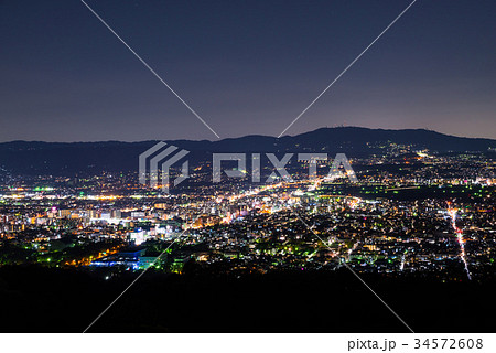 新日本三大夜景 奈良県奈良市若草山 ※2017年4月撮影 新日本三大夜景 奈良県奈良市若草山 ※2017年4月撮影 34572608