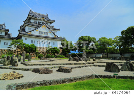 大阪府　岸和田城庭園　八陣の庭 34574064