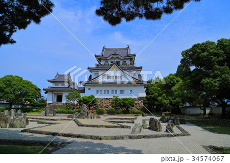 大阪府　岸和田城庭園　八陣の庭 34574067