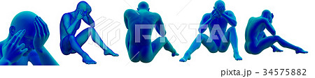 3D rendering illustration of the human anatomy 3D rendering illustration of the human anatomy 34575882