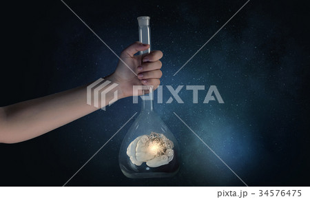 Flask and the objects in it Flask and the objects in it 34576475