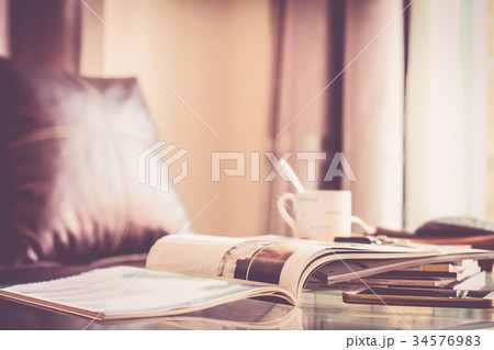stacking magazine place on table stacking magazine place on table 34576983