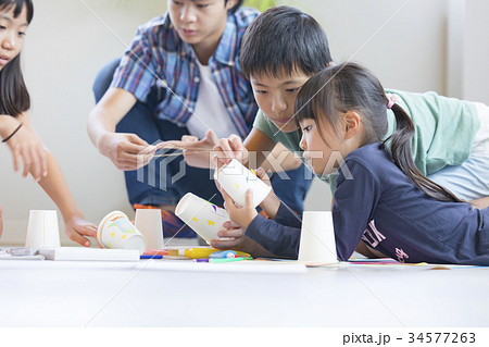 学童保育　図画工作 34577263