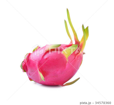 Dragon Fruit on white background Dragon Fruit on white background 34578360