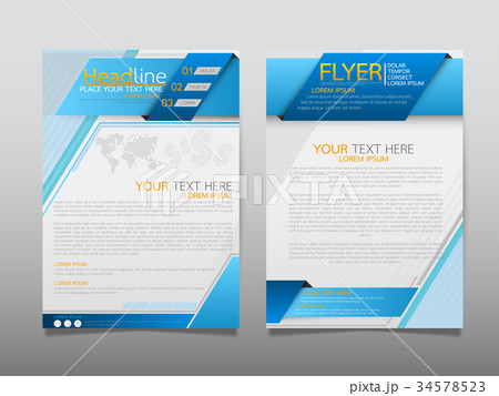 Template flyer cover business brochure layout. Template flyer cover business brochure layout. 34578523
