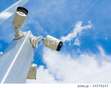 Closed-circuit television or CCTV Security camera Closed-circuit television or CCTV Security camera 34579247