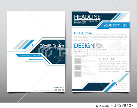 Template flyer cover business brochure layout. Template flyer cover business brochure layout. 34579407