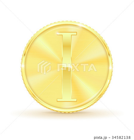 Gold medal. First place winner award 34582138