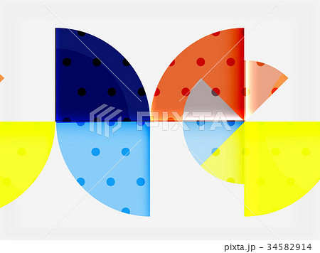 Circle elements on black background Circle elements on black background 34582914