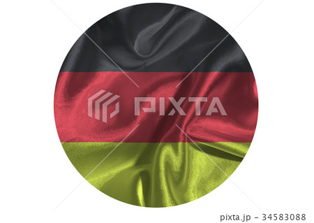 Germany national flag 3D illustration symbol. 34583088