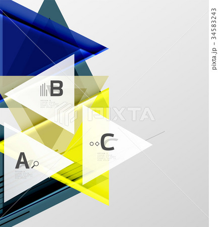 Triangles and geometric shapes abstract background Triangles and geometric shapes abstract background 34583243