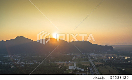 sunshine above Phang Nga city sunshine above Phang Nga city 34583426