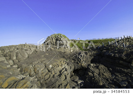 根室風景　根室車石 34584553