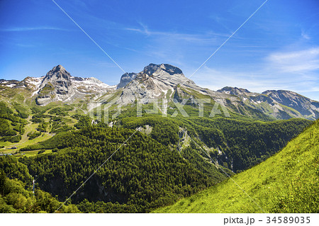 Gourette in the French Pyrenees. 34589035