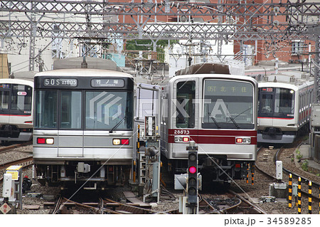 ［H］日比谷線03系・東武20070系 34589285