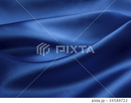 ドレープ・青 34589722